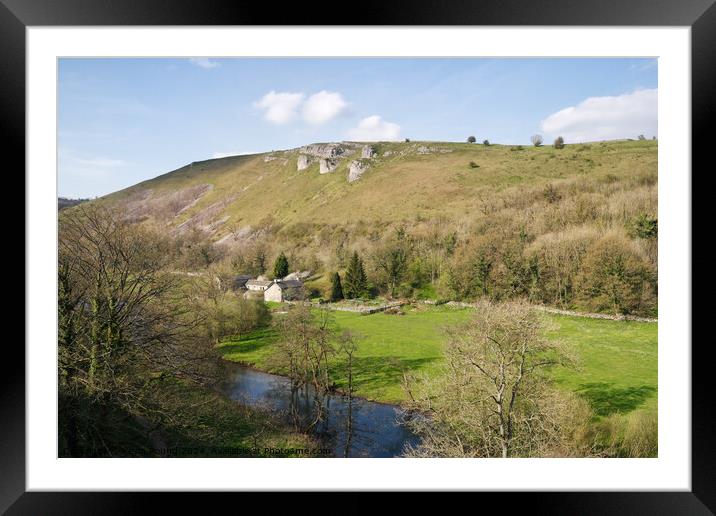 Monsal dale Derbyshire Framed Mounted Print by Kevin Round