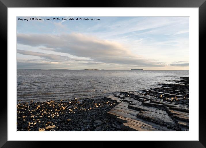  Lavernock Point Framed Mounted Print by Kevin Round
