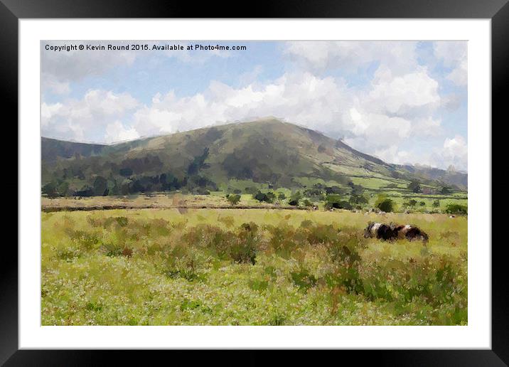  Broadlee Bank Tor Framed Mounted Print by Kevin Round