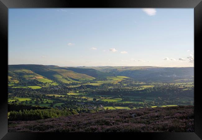 Hope Valley Landscape Framed Print by Kevin Round