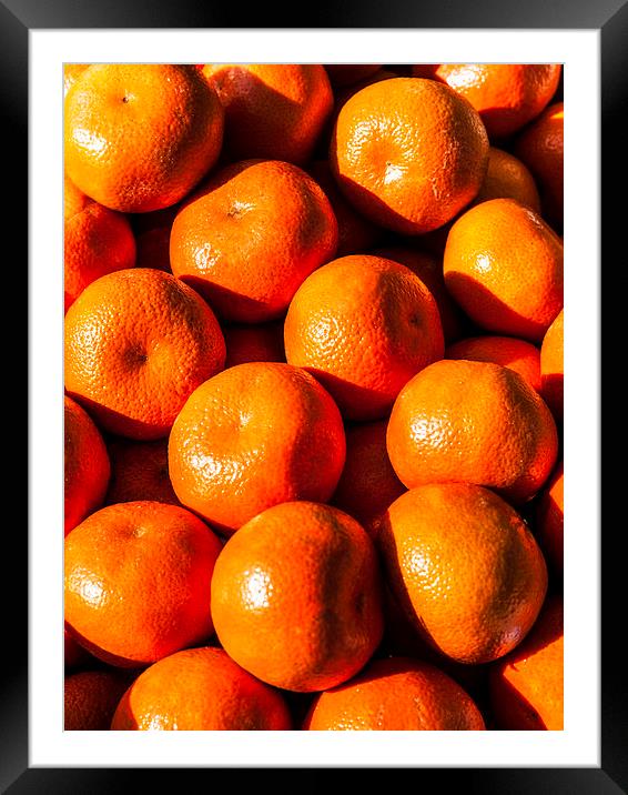Oranges Framed Mounted Print by Chris Watson