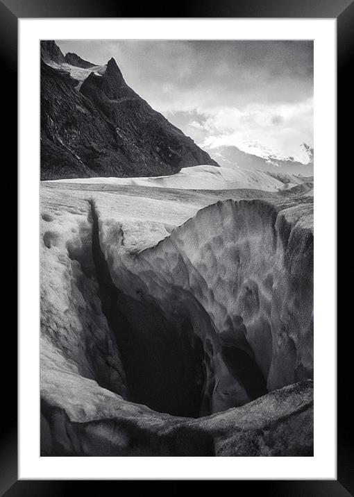 Gray glacier, Torres Del Pine, Chile Framed Mounted Print by Eyal Nahmias