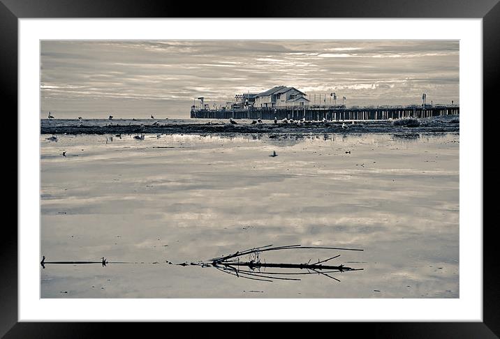 Santa Barbara Sterns wharf Framed Mounted Print by Eyal Nahmias