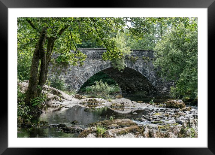 Skelwith Bridge, the Lake District Framed Mounted Print by Jo Sowden