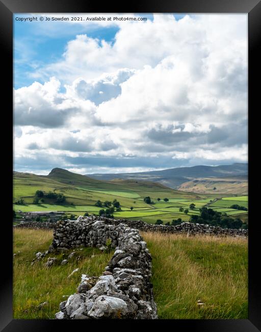 Stainforth, Yorkshire Dales Framed Print by Jo Sowden