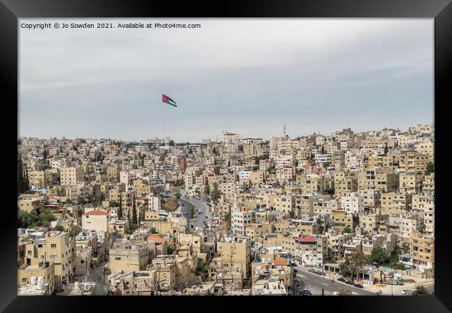 Amman, Jordan Framed Print by Jo Sowden