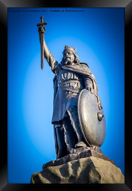 Alfred the Great Framed Print by Jo Sowden