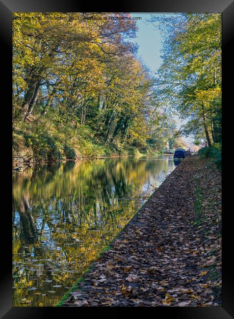 Autumn Reflections Framed Print by Jo Sowden