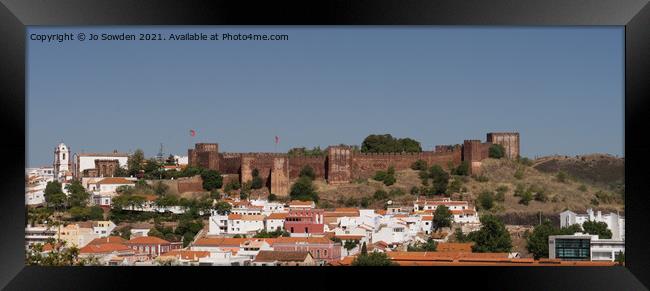 Silves Castle, Portugal Framed Print by Jo Sowden