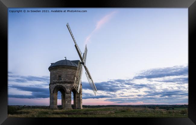 Chesterton Windmill  Framed Print by Jo Sowden
