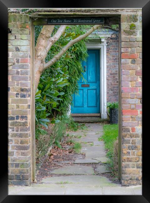 Cottage, Hampstead Grove, London Framed Print by Jo Sowden