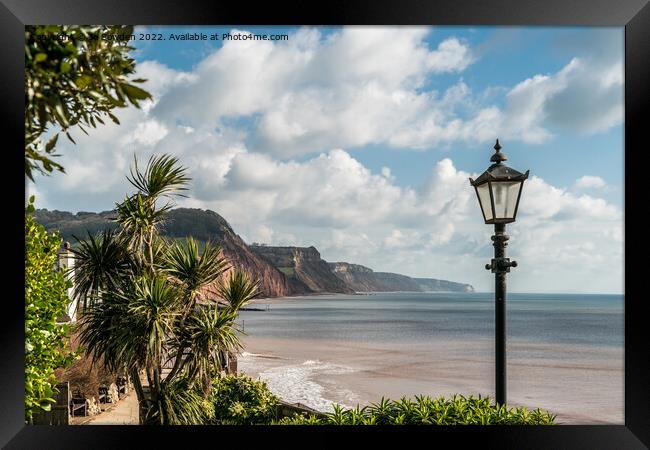 A view of Sidmouth Framed Print by Jo Sowden