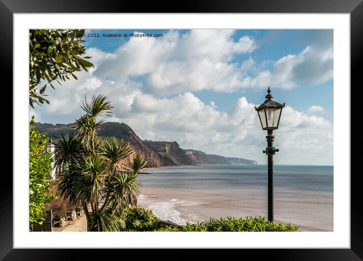 A view of Sidmouth Framed Mounted Print by Jo Sowden