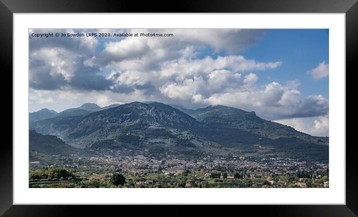 Autumn in Mallorca Framed Mounted Print by Jo Sowden