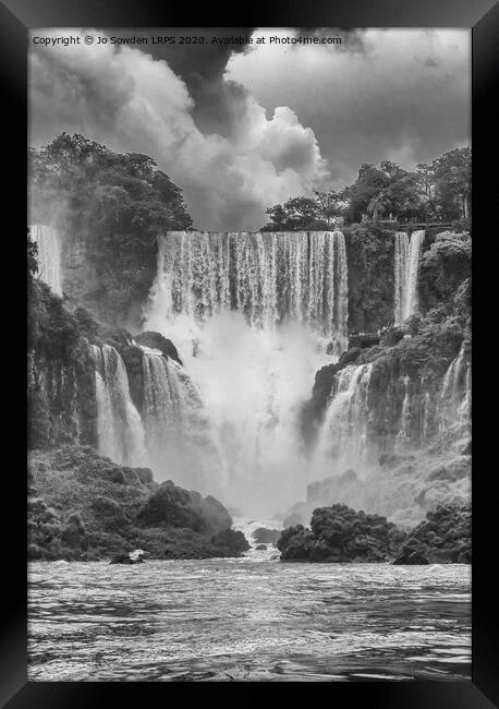Iguazu Falls, South America Framed Print by Jo Sowden