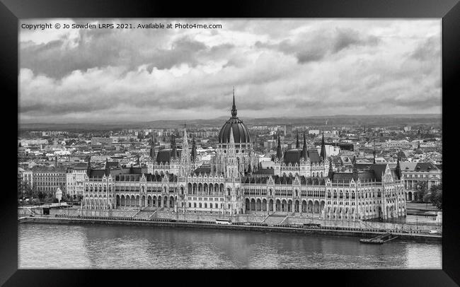 The Budapest Parliament building Framed Print by Jo Sowden