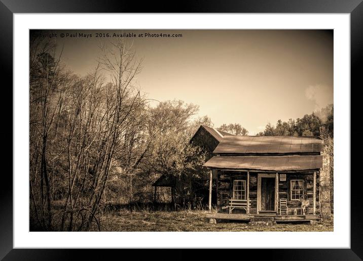 Up the Holler Framed Mounted Print by Paul Mays