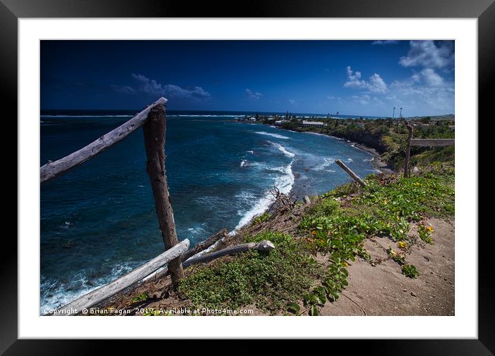 St. Kitts Framed Mounted Print by Brian Fagan