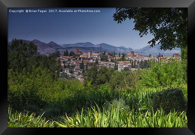 Alhambra Framed Print by Brian Fagan