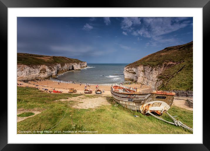 North Landing Framed Mounted Print by Brian Fagan