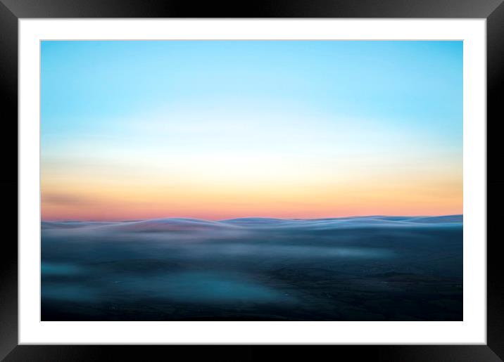 Cloud inverse from Brecon Framed Mounted Print by Owen Bromfield