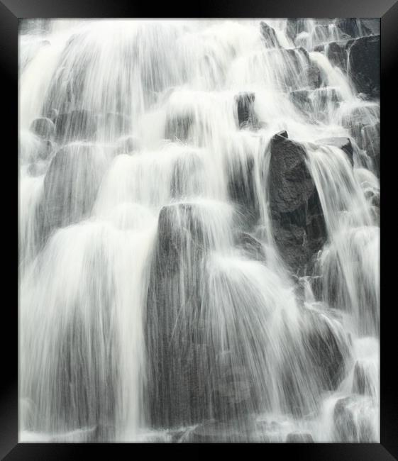 Waterfall with Faces, Hebrides Framed Print by Craig Williams