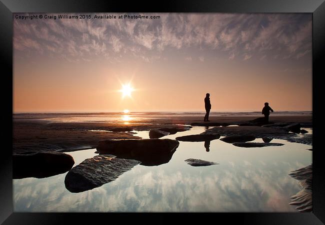  Time for Reflections Framed Print by Craig Williams