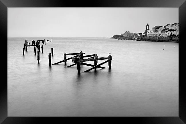  The Old Pier at Swanage Framed Print by Craig Williams