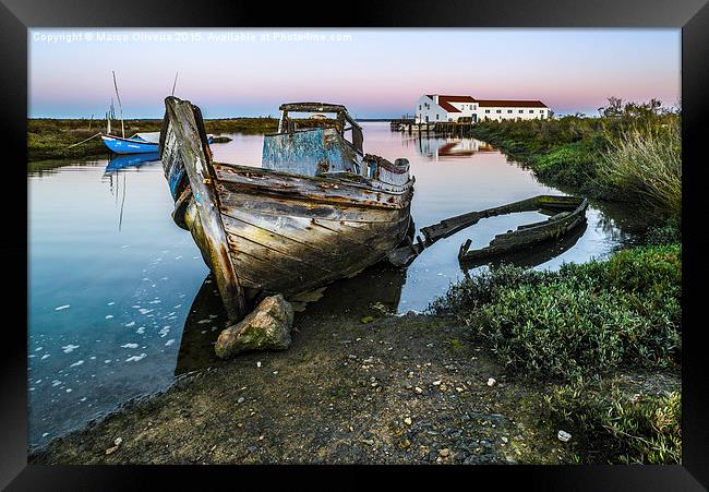 Abandoned Fishing Boat II Framed Print by Marco Oliveira