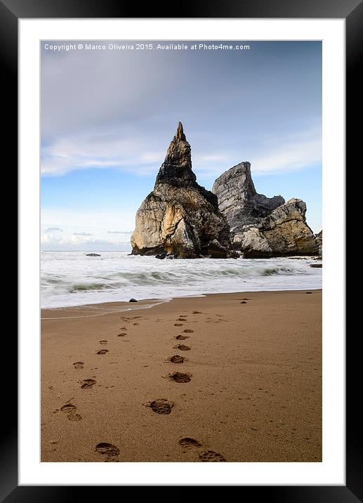 Bear's Beach IV Framed Mounted Print by Marco Oliveira