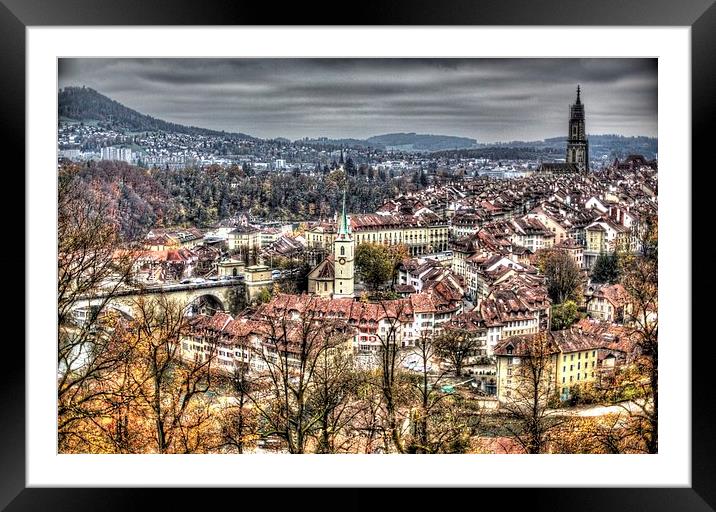  Bern Old Town Framed Mounted Print by Paul Williams