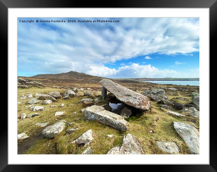 St David's Head Framed Mounted Print by Jolanta Kostecka