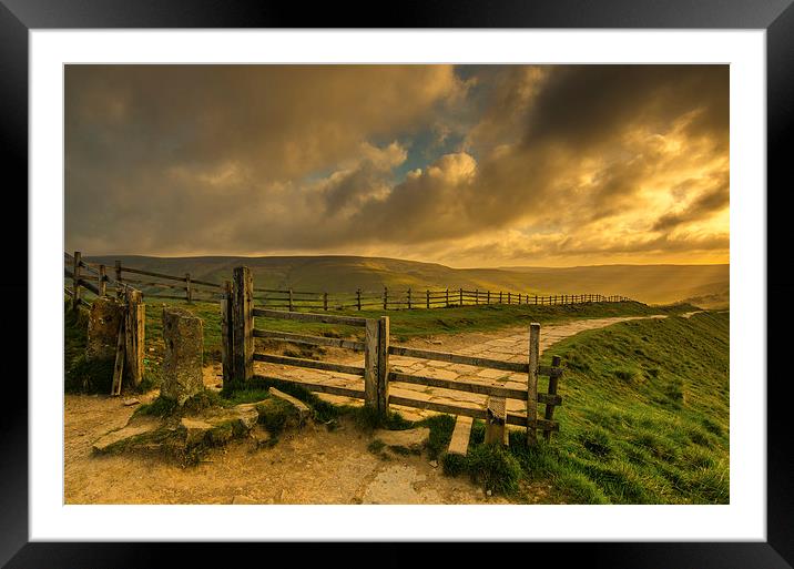  Mam Tor Sunrise Framed Mounted Print by Thomas Hipkiss