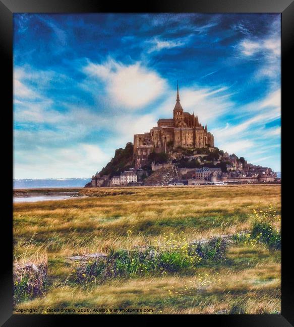 Mont St Michel, Normandie France Framed Print by Jack Torcello