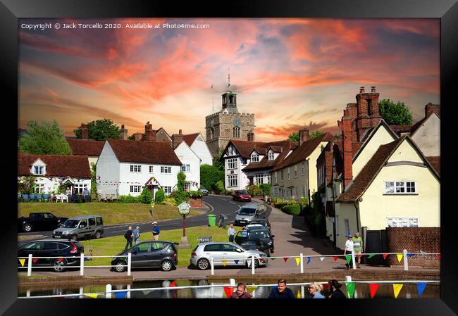 The Church at Finchingfield Essex Framed Print by Jack Torcello