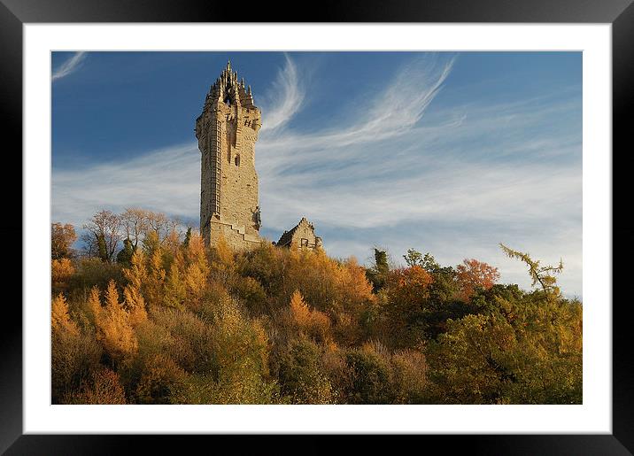  The Wallace Monument Framed Mounted Print by Graham Hill
