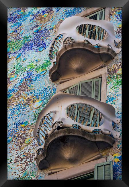  Gaudi Style Framed Print by Svetlana Sewell