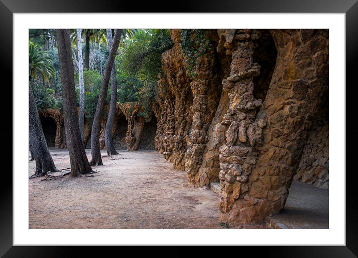  Park Guell Framed Mounted Print by Svetlana Sewell