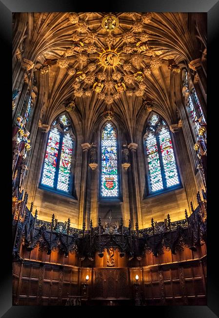  Cathedral Roof Framed Print by Svetlana Sewell