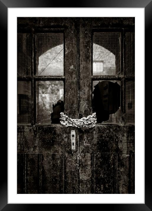  Chained Up Framed Mounted Print by Svetlana Sewell