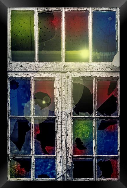 Rainbow Window Framed Print by Svetlana Sewell