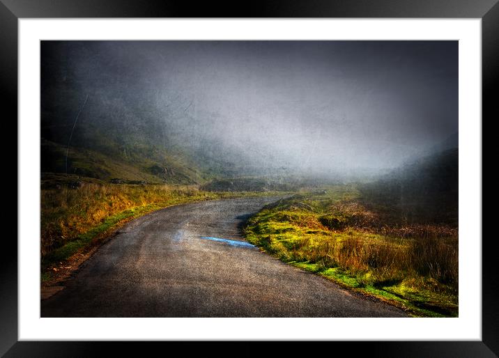  Mysterious Road Framed Mounted Print by Svetlana Sewell