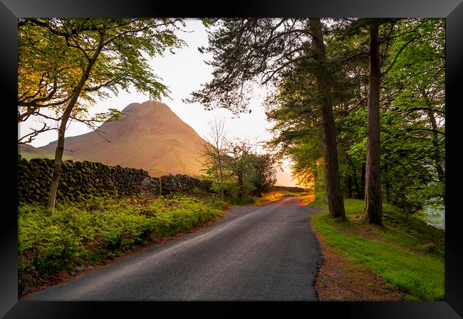  On a Road Framed Print by Svetlana Sewell