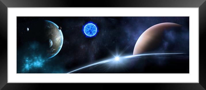  In Space Framed Mounted Print by Svetlana Sewell