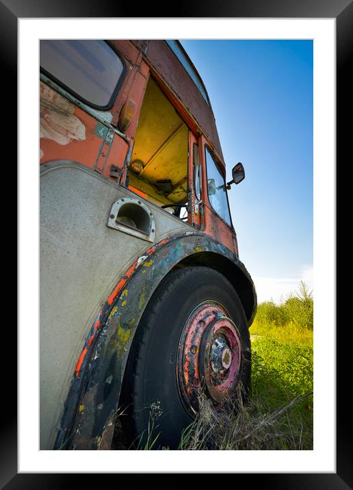  Old Bus Framed Mounted Print by Svetlana Sewell