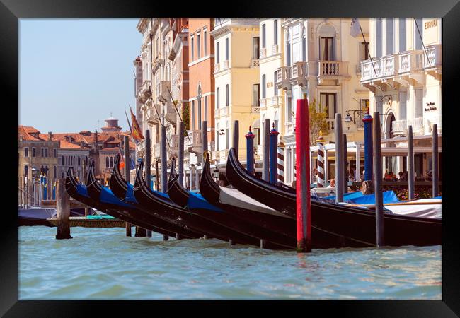  Gondolas  Framed Print by Svetlana Sewell