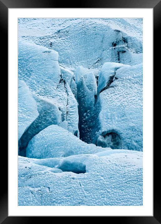Cold Patterns Framed Mounted Print by Svetlana Sewell