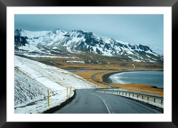 Open Road Framed Mounted Print by Svetlana Sewell