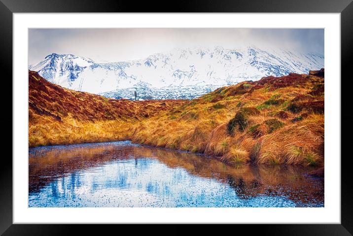 In a Distance Framed Mounted Print by Svetlana Sewell