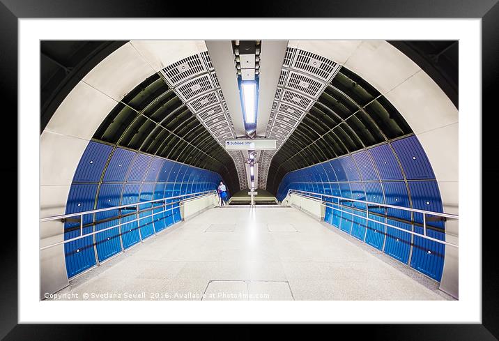 Tunnel Entrance Framed Mounted Print by Svetlana Sewell